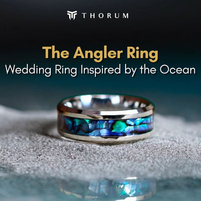 The Angler | Ocean-Inspired Wedding Ring Crafted in Tungsten