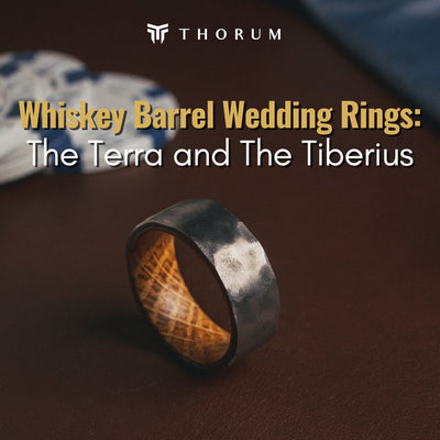 Whiskey Barrel Wedding Rings: The Terra vs. The Tiberius