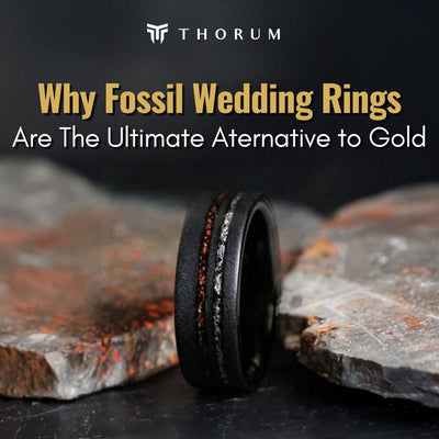 Fossil Wedding Rings: Unique Men’s Bands Made from Dinosaur Bone &amp; Ancient Fossils