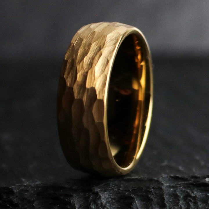 The Freya | Hammered 18k Gold Ring | Thorum