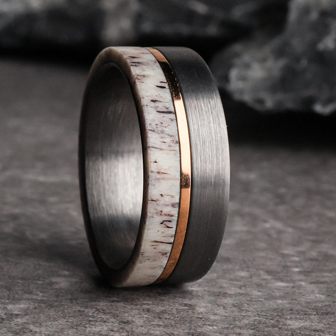 Antler wedding ring 60 photos - Astyledwedding.com