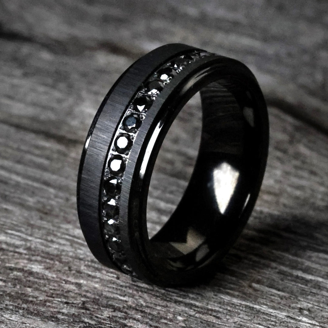 The King Black Diamond Wedding Ring Thorum - Main Image