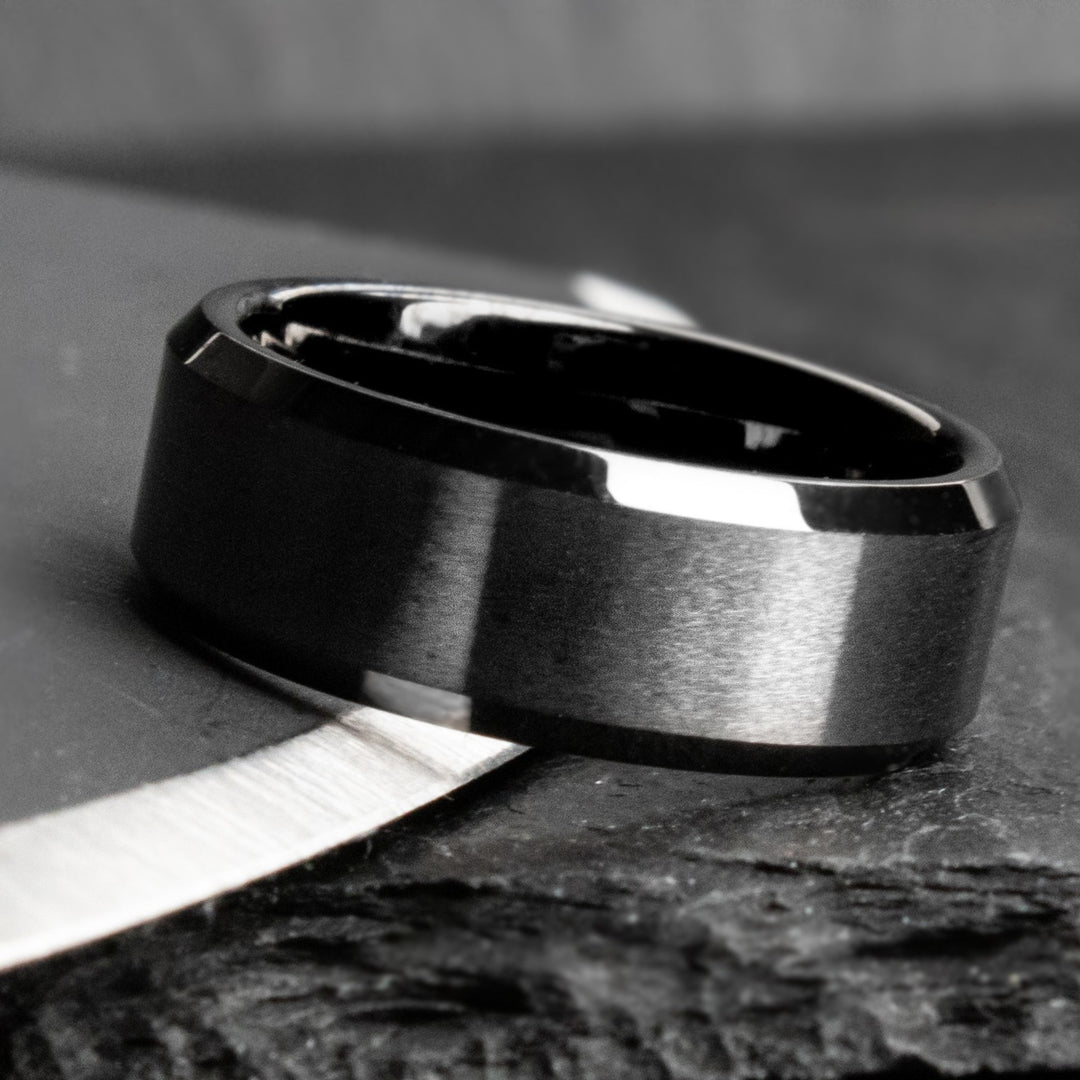 ODIUM blackl ブラックメタル Citizen Axiom Black Stainless Steel Diamond Men's Watch - AU1065-58G