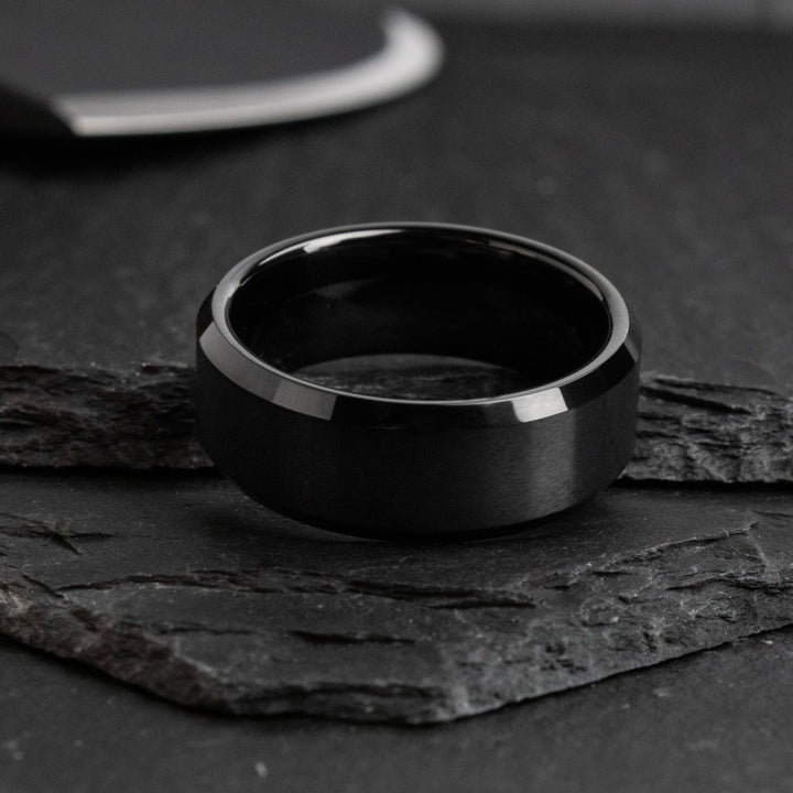 The Odin | Black Wedding Band | Thorum