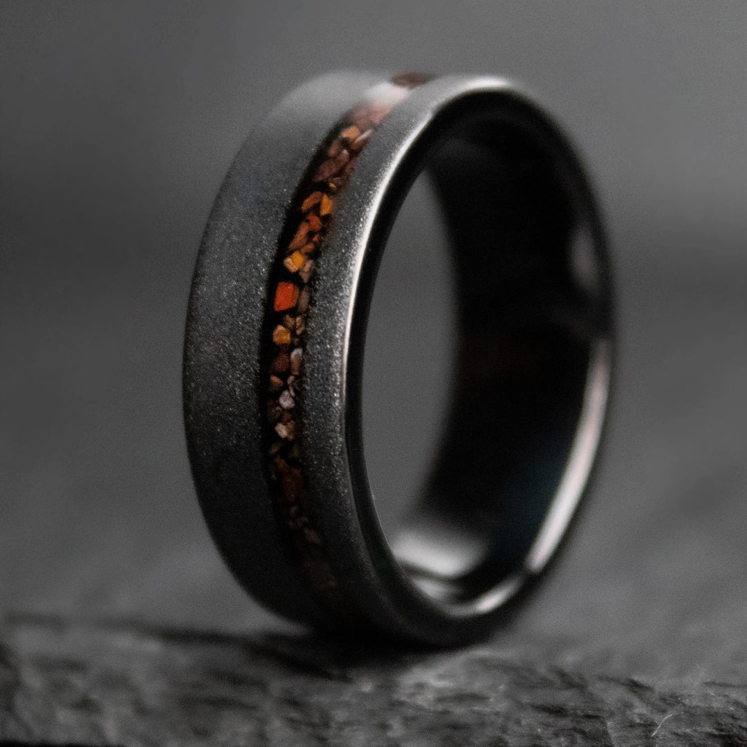 T rex wedding band | Beachweddingtips.com